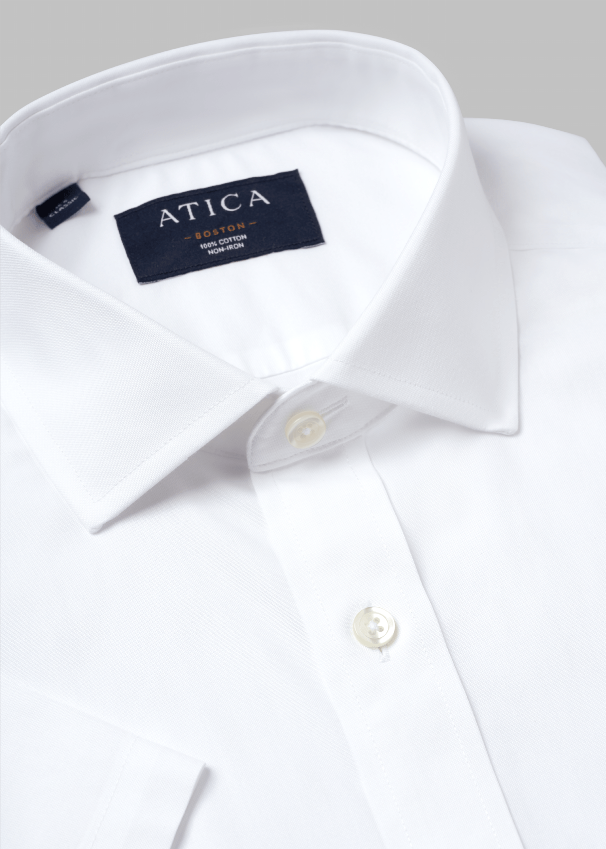 Boston White Short Sleeve from Atica Man