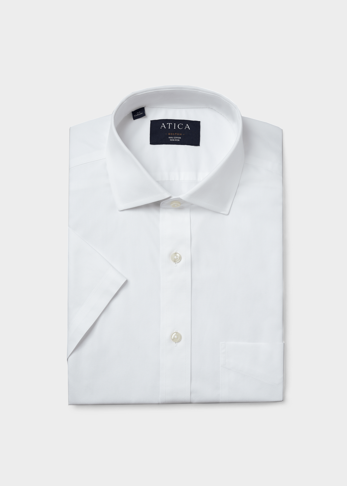Boston White Short Sleeve from Atica Man