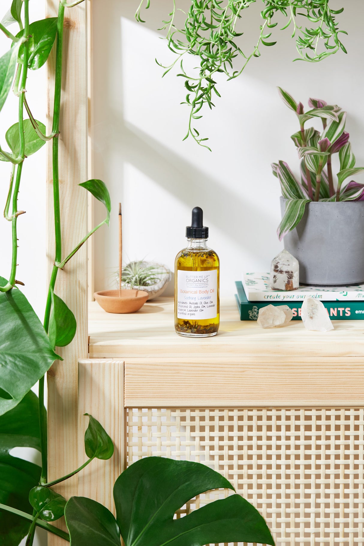 Botanical Body Oil -BOTANICAL COLLECTION - Organic Body Lotion Moisturizer From Butter Me Up Organics