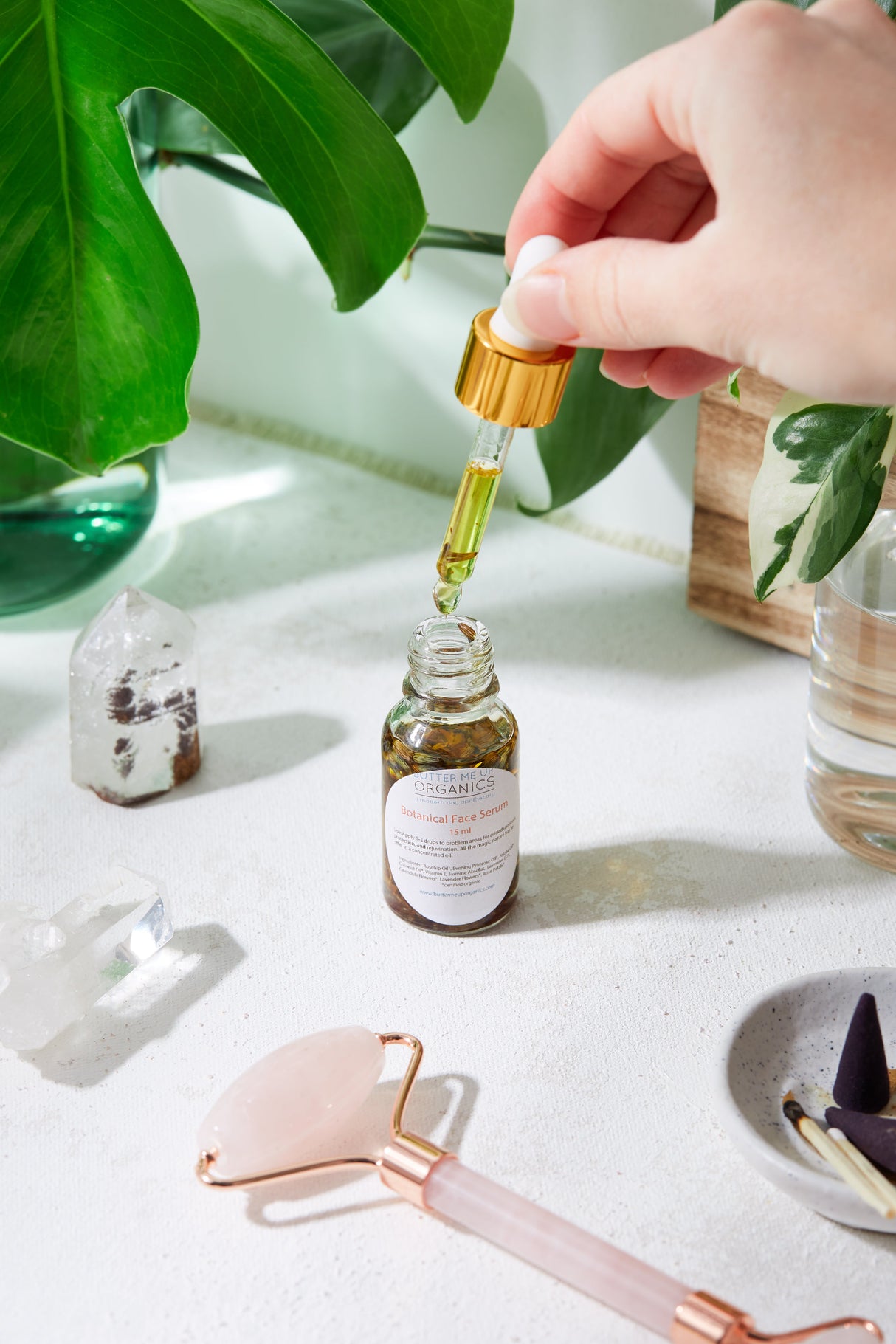 Anti Aging / Youth Serum / Facial Serum / Butter Me Up Organics / Botanical Serum / Herbal Oil / Fine Lines / Wrinkles / Face Oil Organic from Butter Me Up Organics