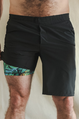 The Botanist | Tropical Leaves Ball Hammock® 9 Inch Athletic Shorts from Shinesty