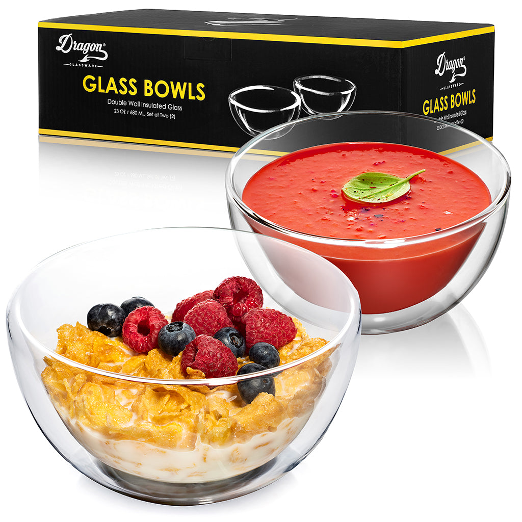 Cereal and Soup Bowls from DRAGON GLASSWARE