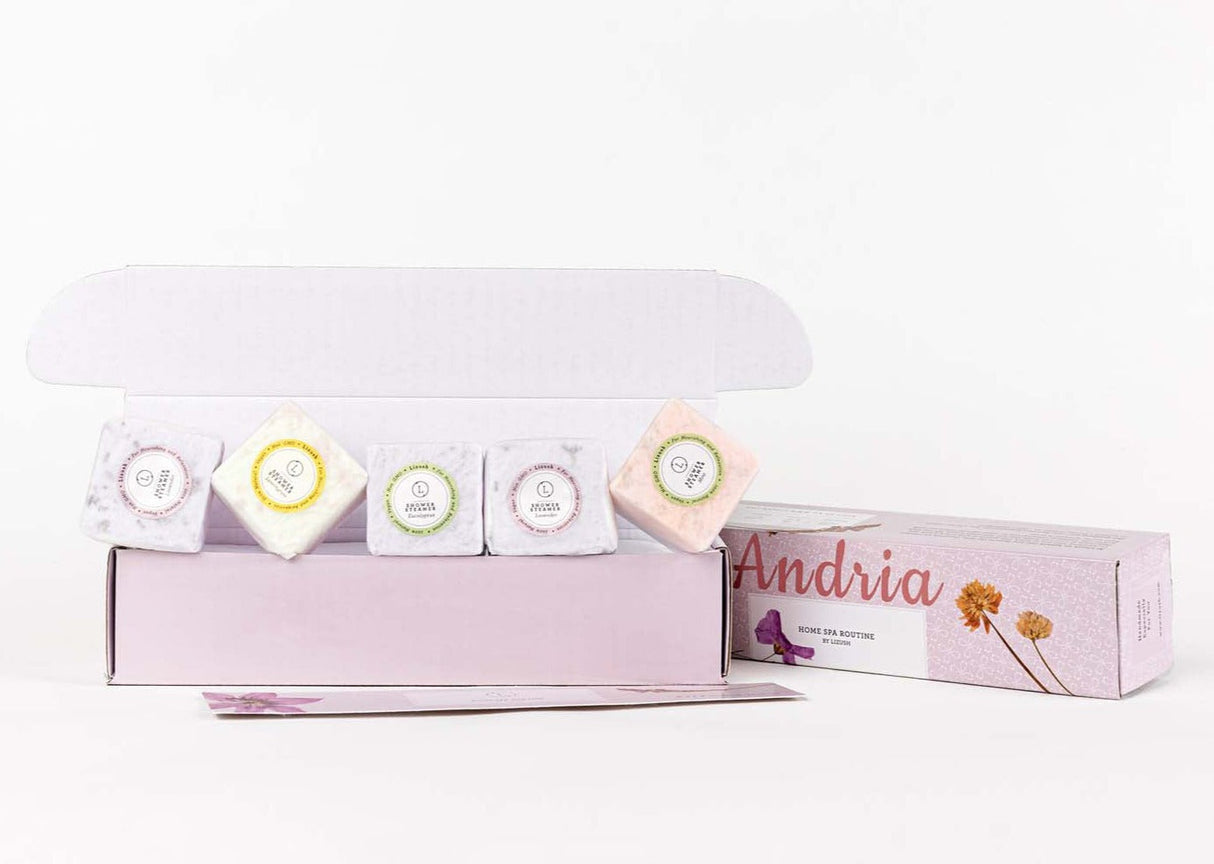 Mixed scents Shower Steamers Gift Set - 5 Big Fizzies, Cheer Up Package from Lizush