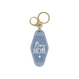 Boy Mom Retro Motel Keychain from The Cotton & Canvas Co.