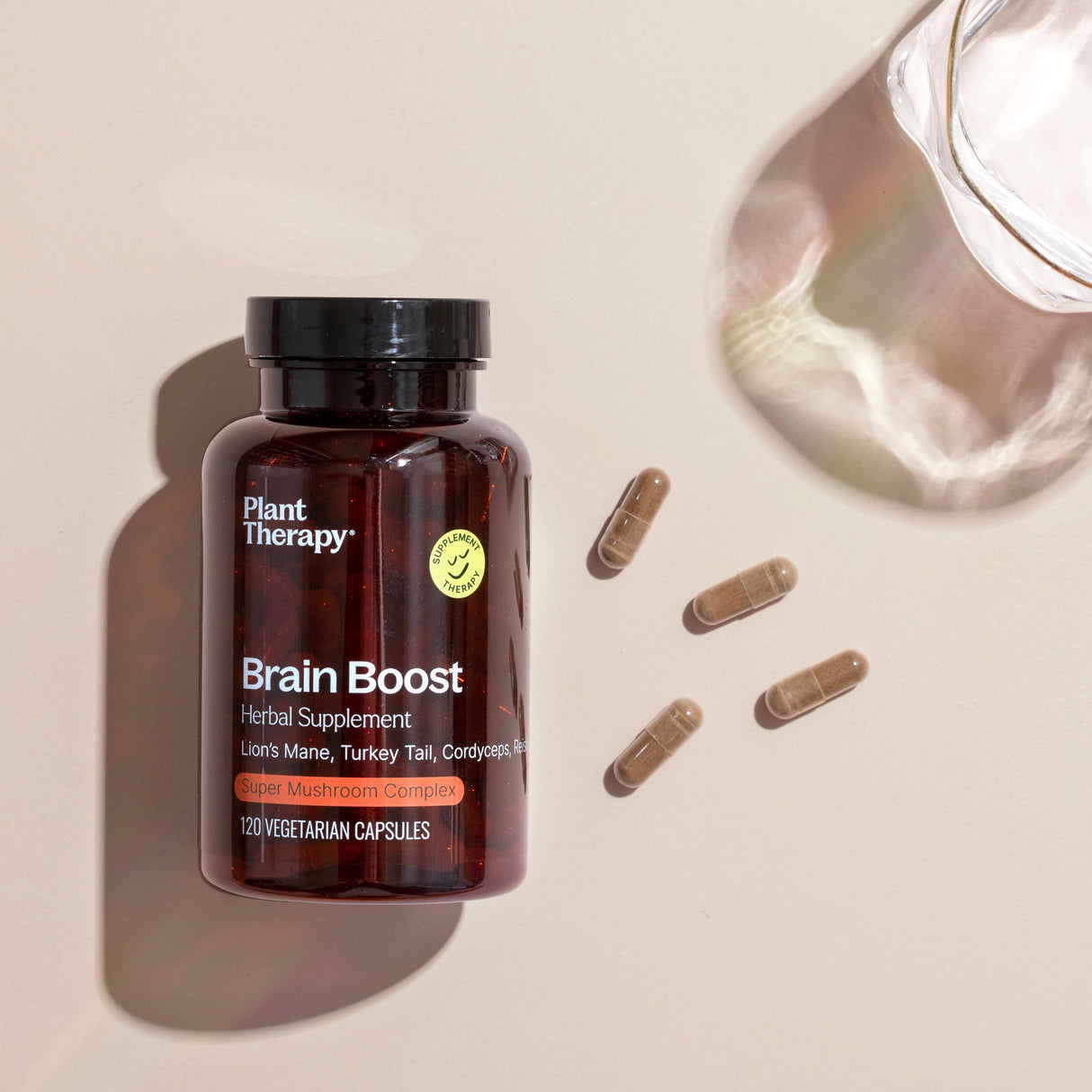 Brain Boost Herbal Supplement - 120 Capsules from Plant Therapy