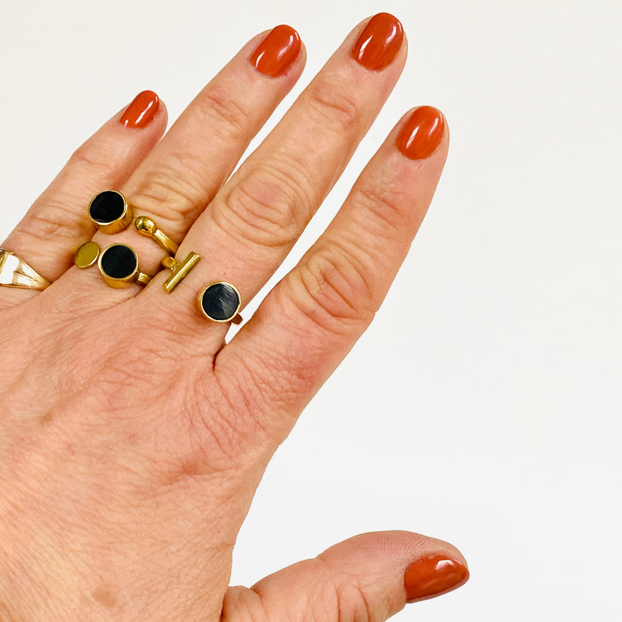 Dot + Rod Ring From Abroad Modern