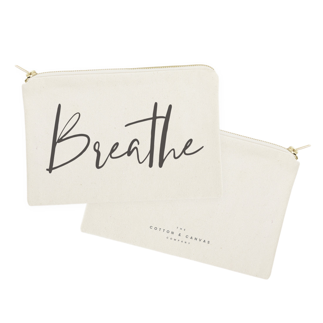 Breathe Cotton Canvas Cosmetic Bag from The Cotton & Canvas Co.