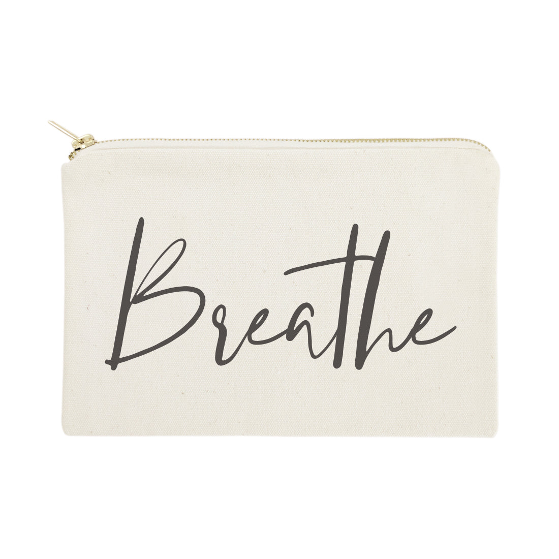 Breathe Cotton Canvas Cosmetic Bag from The Cotton & Canvas Co.