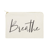 Breathe Cotton Canvas Cosmetic Bag from The Cotton & Canvas Co.