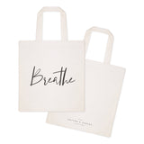 Breathe Gym Cotton Canvas Tote Bag from The Cotton & Canvas Co.