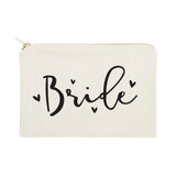 Bride Cotton Canvas Cosmetic Bag from The Cotton & Canvas Co.