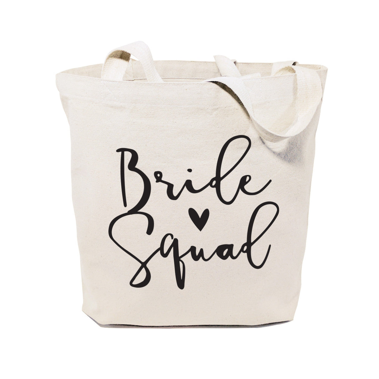 Bride Squad Wedding Cotton Canvas Tote Bag from The Cotton & Canvas Co.
