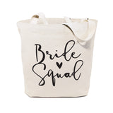 Bride Squad Wedding Cotton Canvas Tote Bag from The Cotton & Canvas Co.