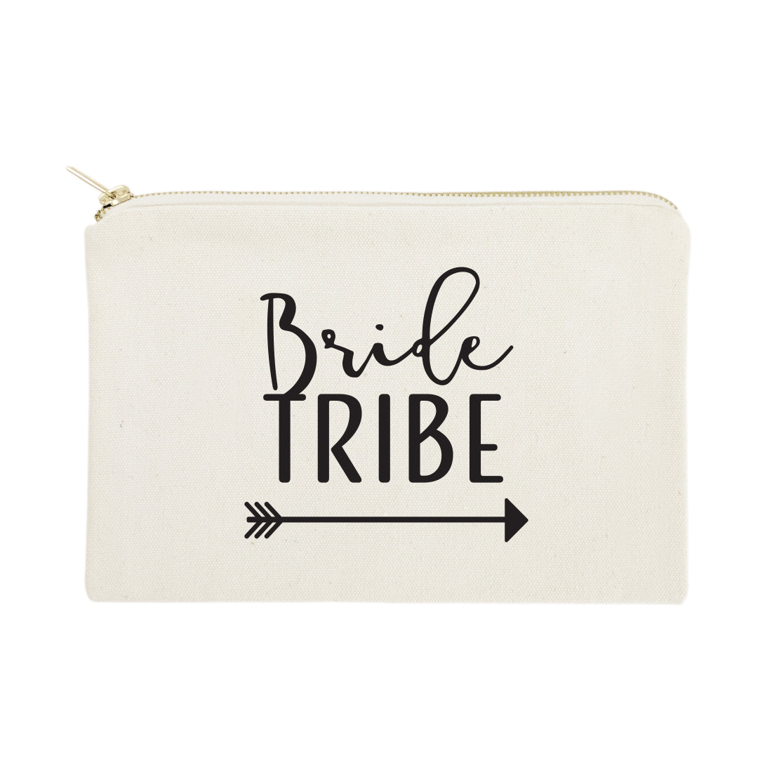 Bride Tribe Cotton Canvas Cosmetic Bag from The Cotton & Canvas Co.