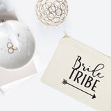 Bride Tribe Cotton Canvas Cosmetic Bag from The Cotton & Canvas Co.