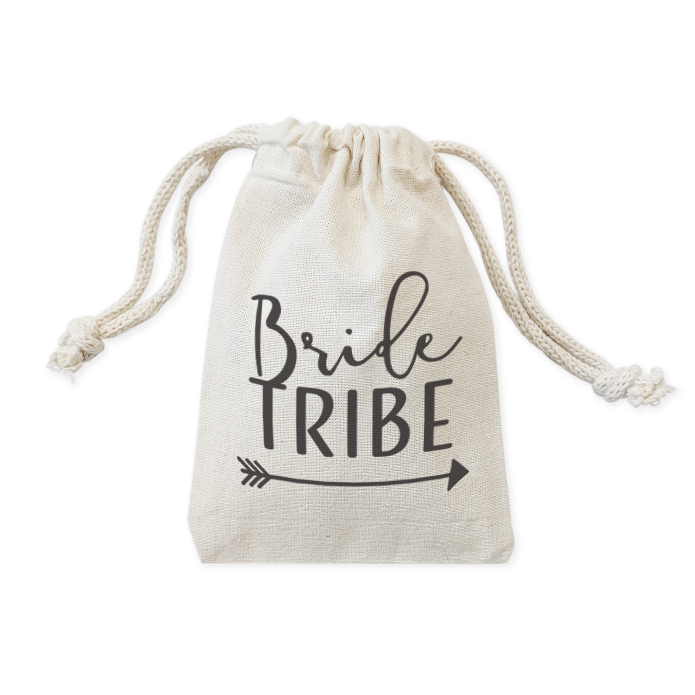 Bride Tribe Wedding Cotton Canvas Favor Bags, 6-Pack from The Cotton & Canvas Co.