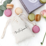 Bridesmaid  Cotton Canvas Wedding Favor Bags, 6-Pack from The Cotton & Canvas Co.