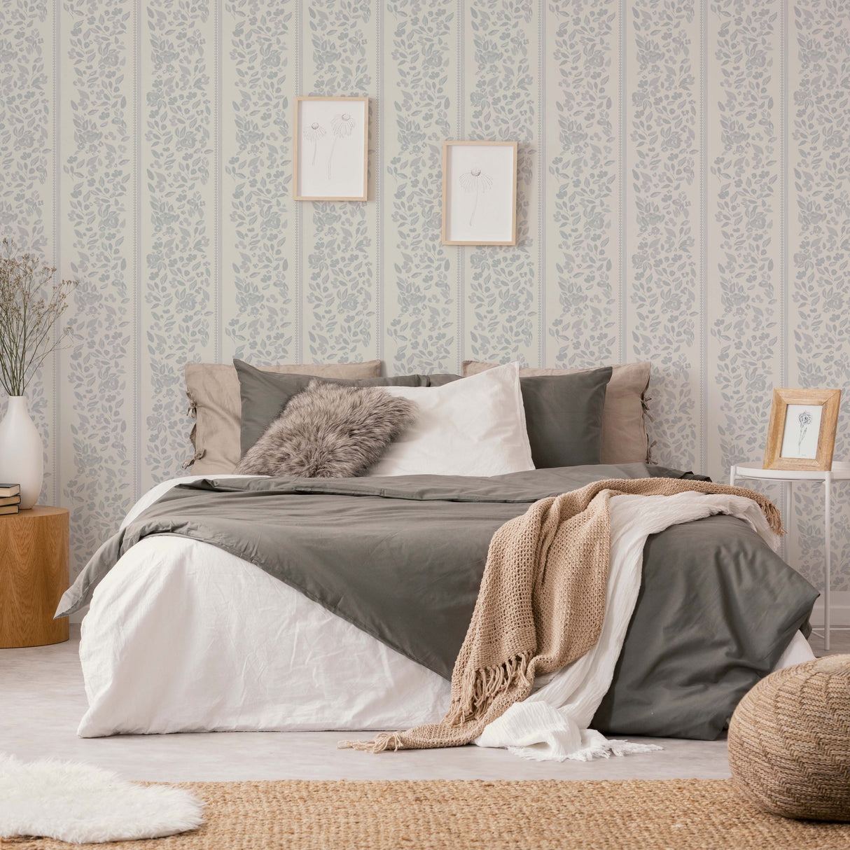 Bridget Wallpaper by Fox and Pebble from Loomwell Home Goods