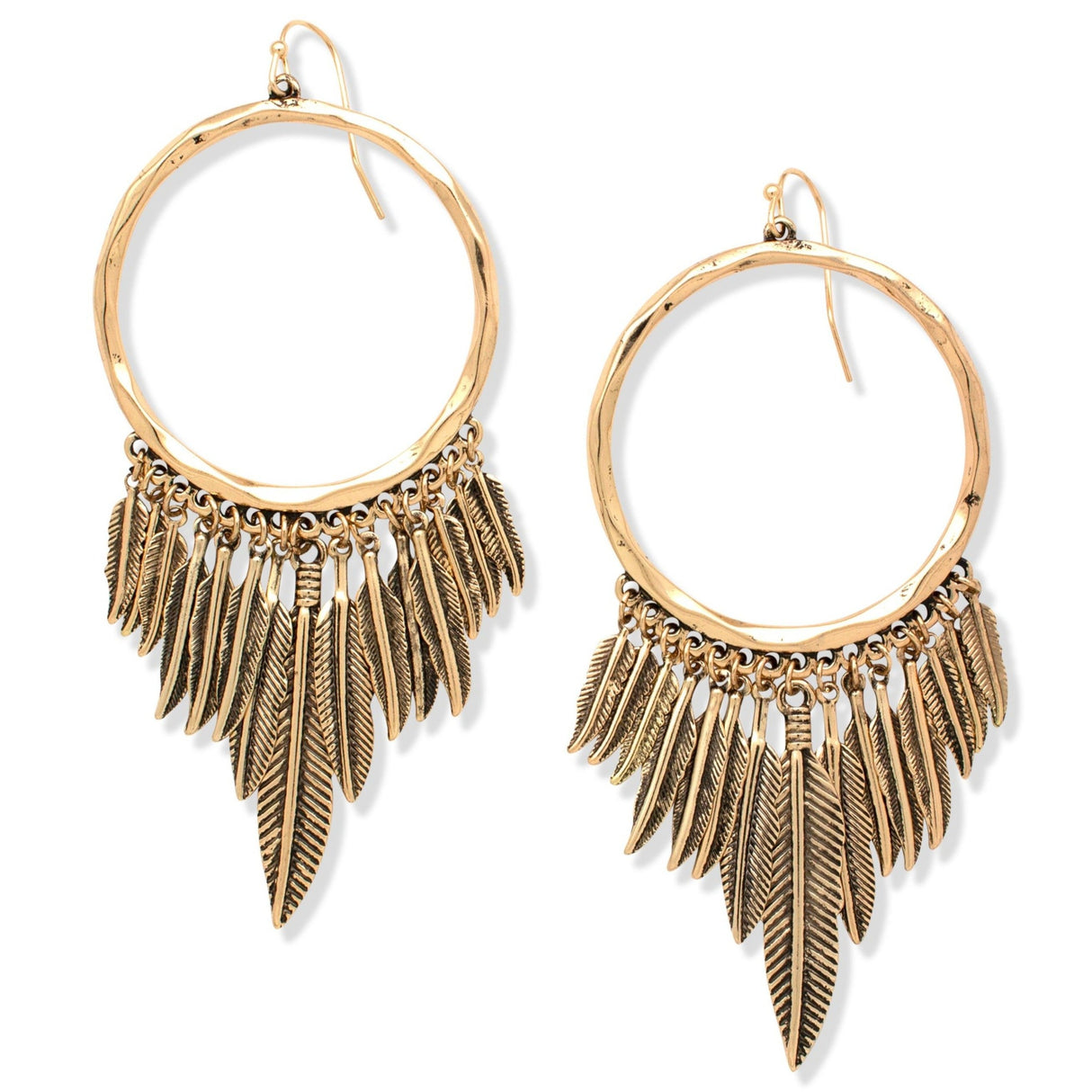 Birds Of A Feather Hoop Earrings | Gold from Hiouchi Jewels