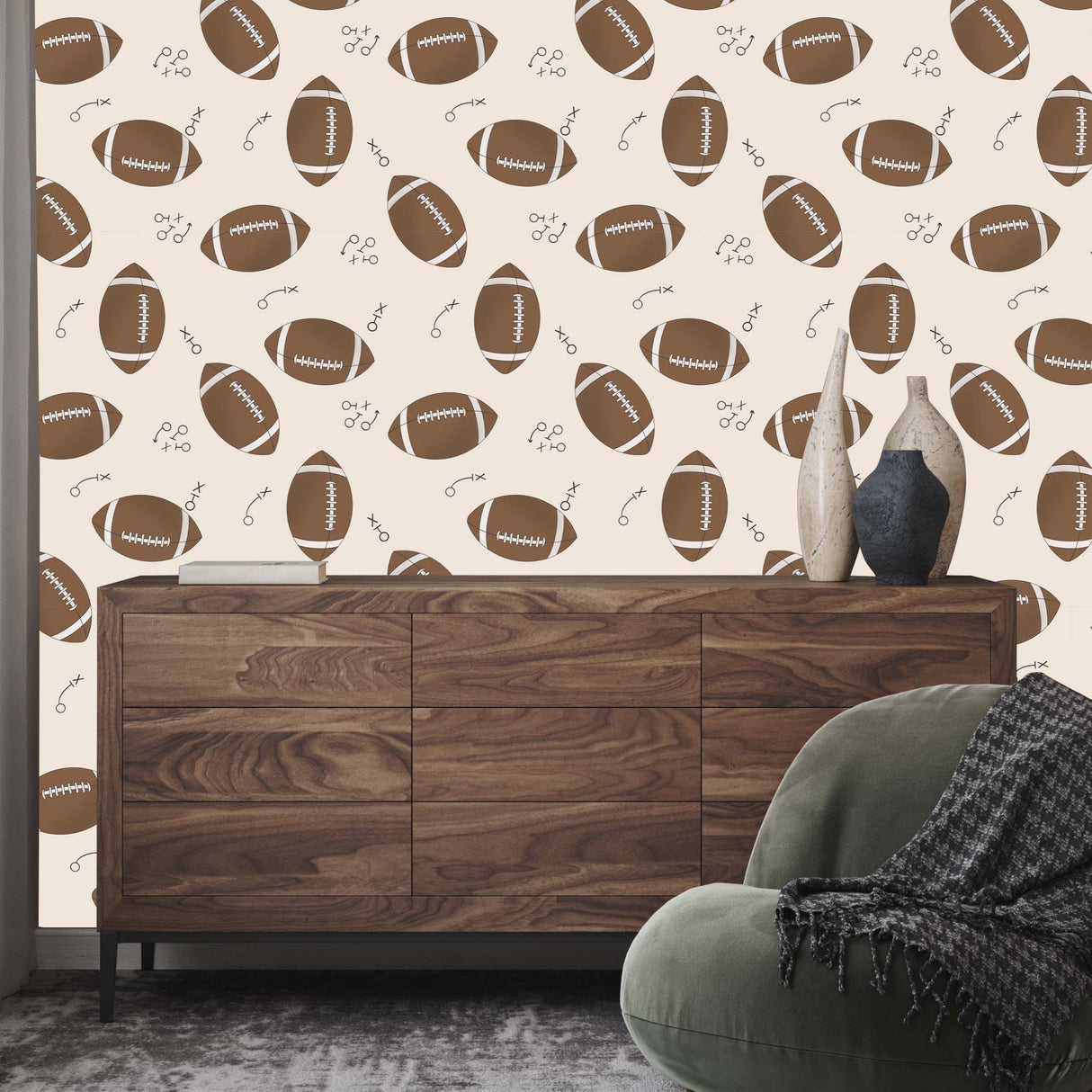 Brock Wallpaper from Loomwell Home Goods