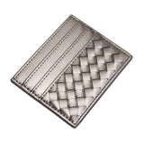 Faux Leather Basket Weave Card Holder Wallet  from Madeline Love