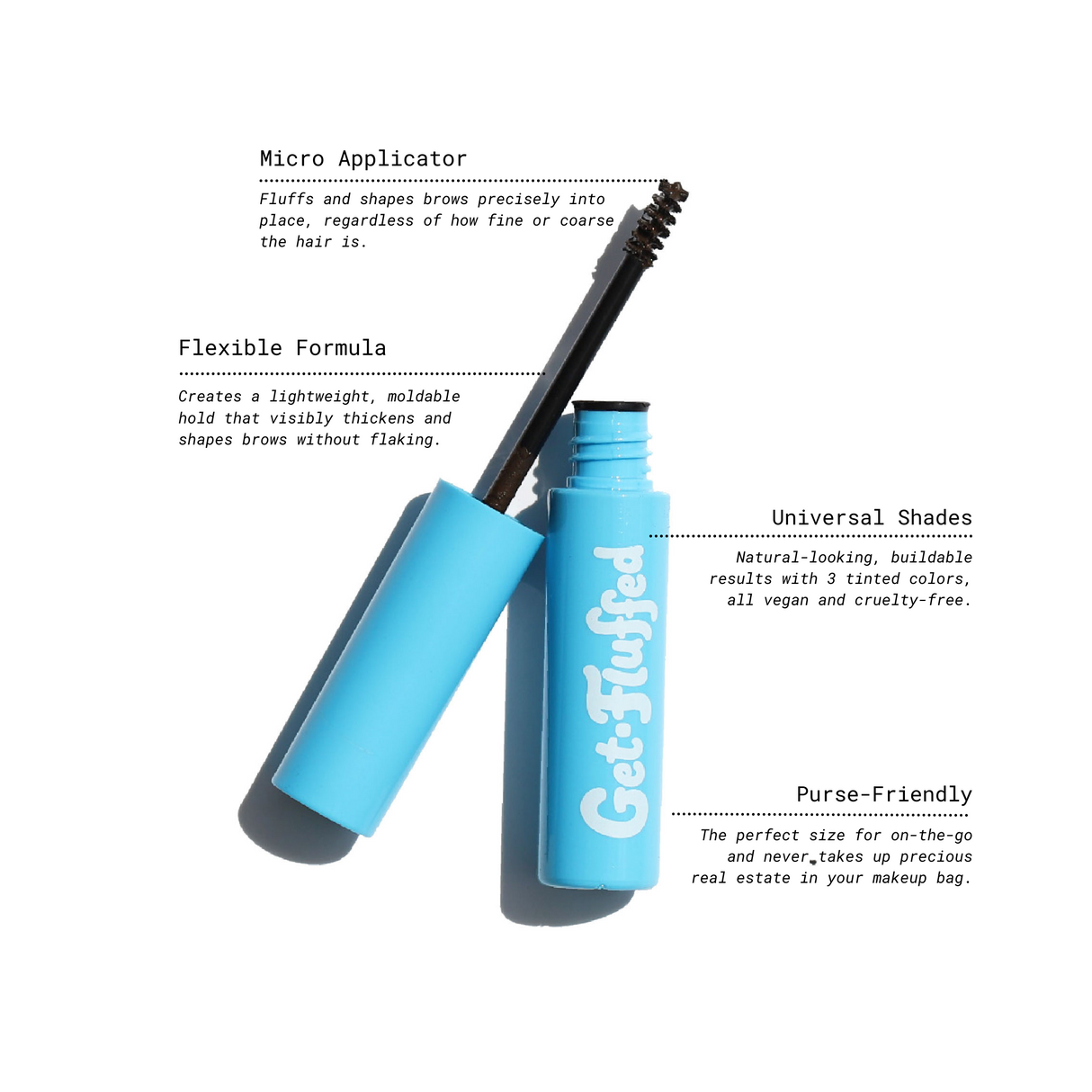 Get-Fluffed Brow Gel from Half Caked