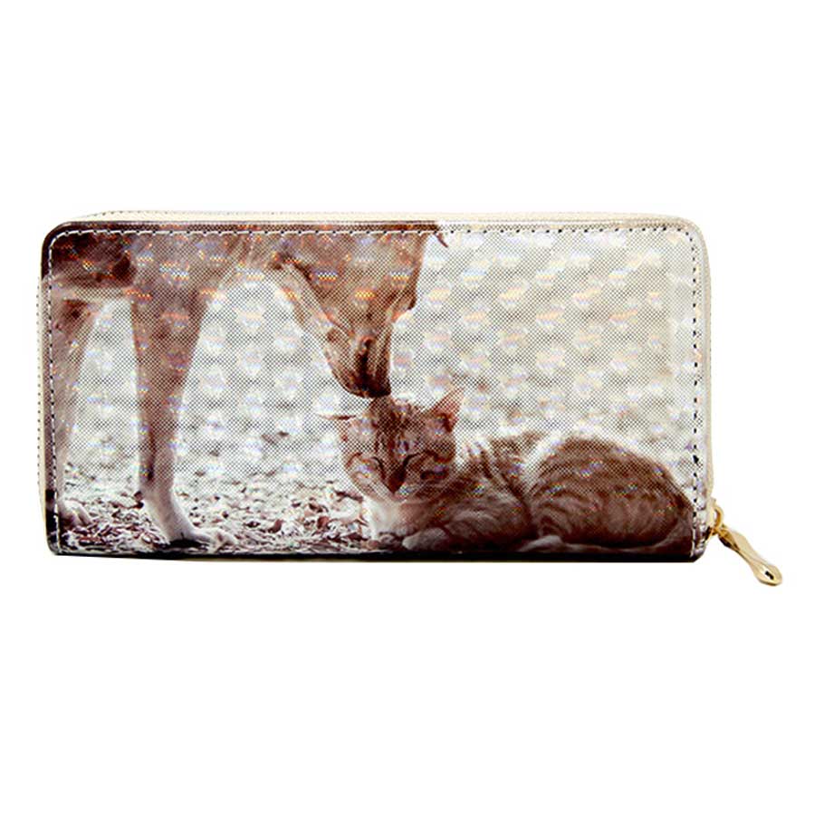 Cat And Dog 3D Hologram Wallet  from Madeline Love
