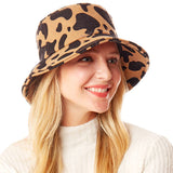 Cow Patterned Bucket Hat from Madeline Love