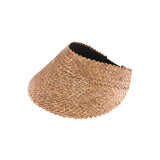 Textured Wheat Straw C.C Sun Visor from Madeline Love