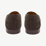 Men's Brown Suede Milano Loafer From Del Toro Shoes