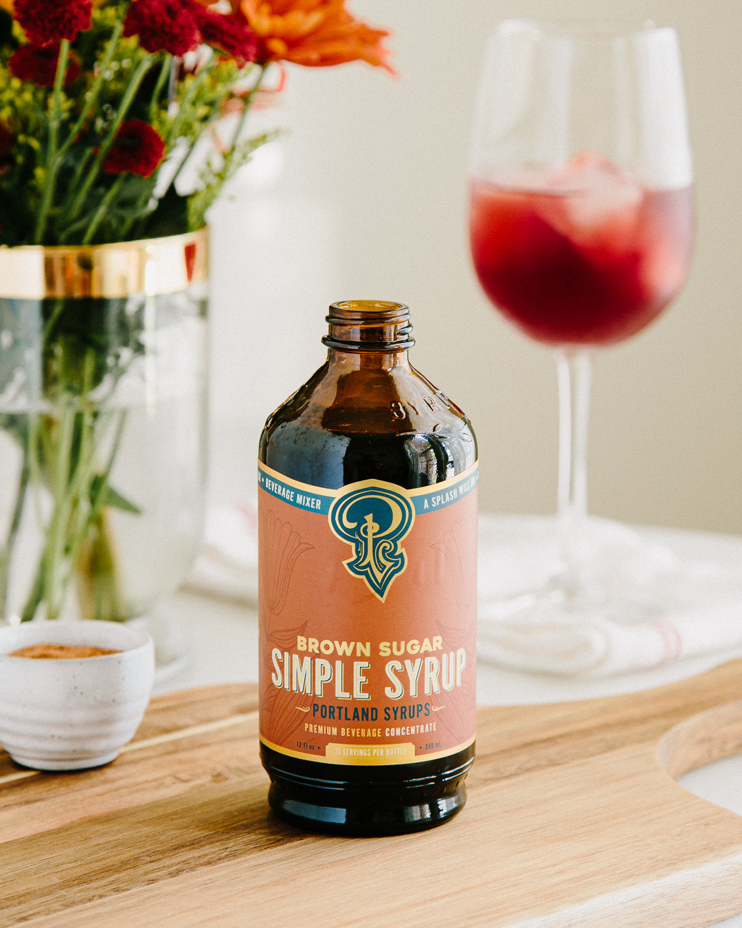 Brown Sugar Simple Syrup two-pack from Portland Syrups