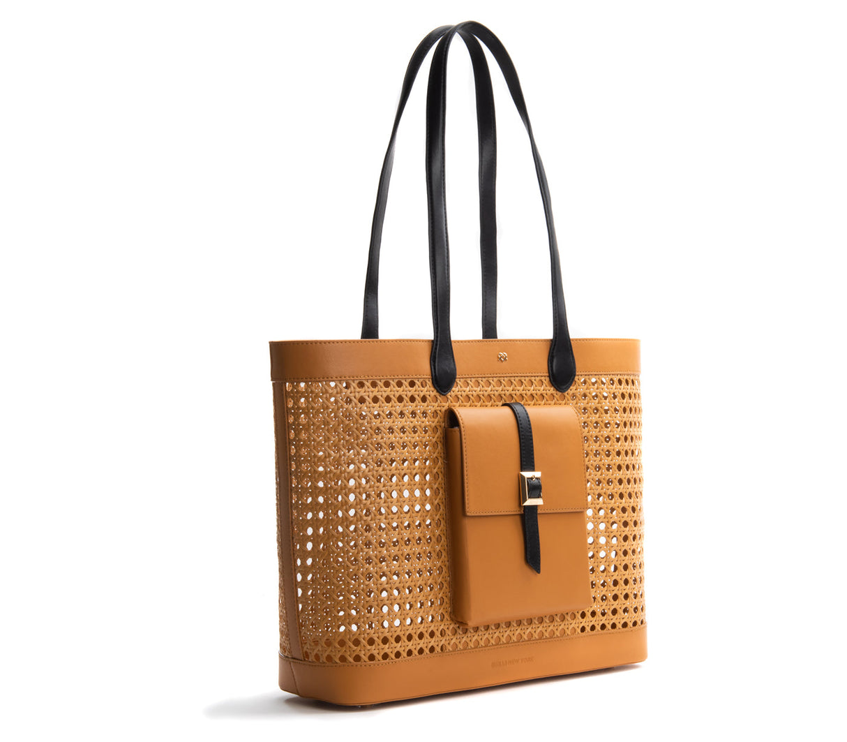 St. Tropez - Tan Straw tote from Gunas New York