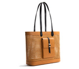 St. Tropez - Tan Straw tote from Gunas New York