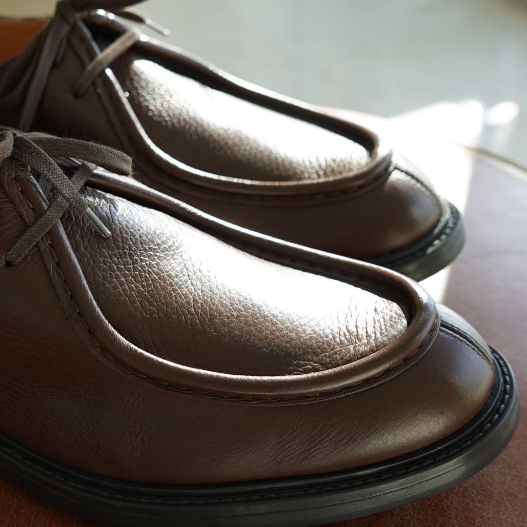 Men's Brown Pebbled Leather Tuscan Derby Boot From Del Toro Shoes