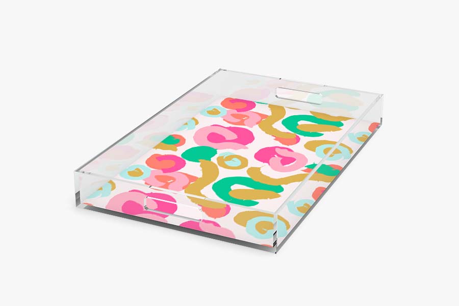 Brushstrokes Acrylic Tray - Artful from CB Studio