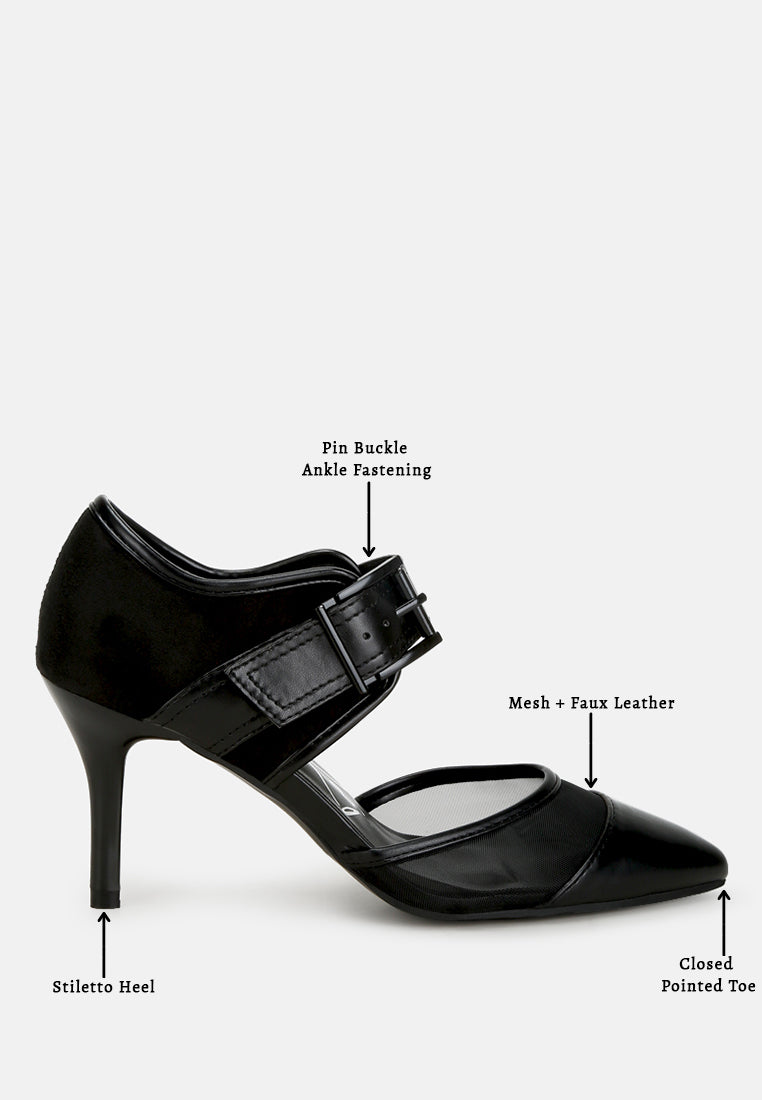 Aneri Buckle Detail Pump Sandals from London Rag International