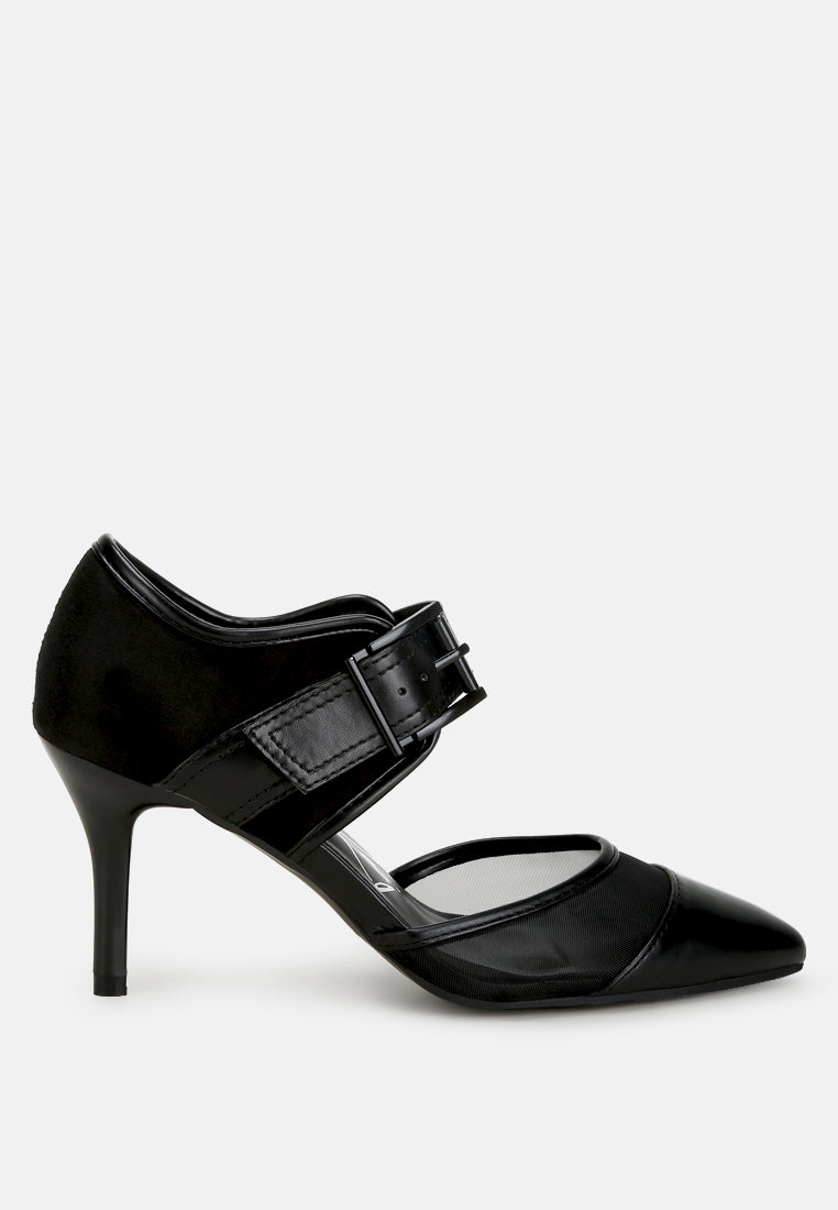 Aneri Buckle Detail Pump Sandals from London Rag International