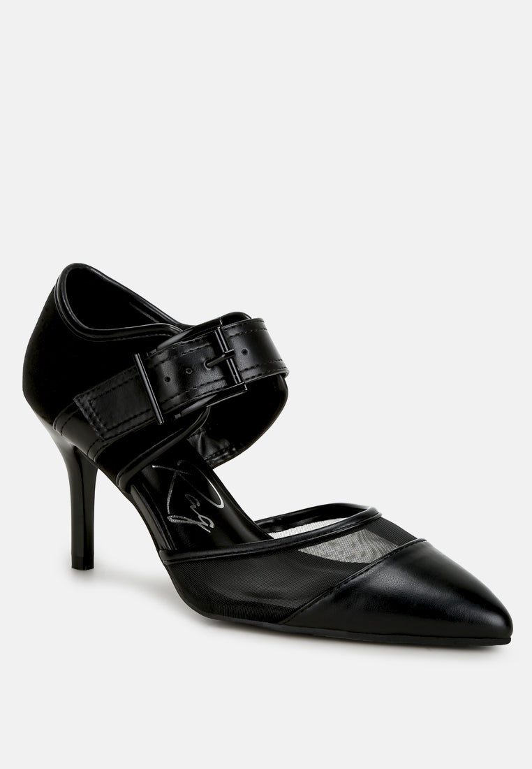 Aneri Buckle Detail Pump Sandals from London Rag International