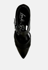 Aneri Buckle Detail Pump Sandals from London Rag International
