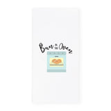 Bun in the Oven Cotton Canvas Kitchen Tea Towel