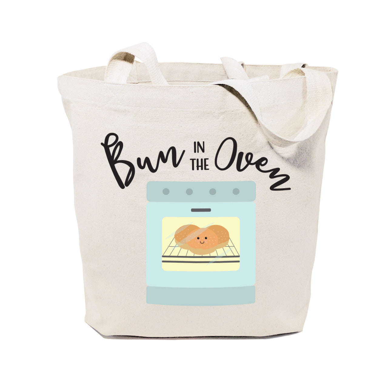 Bun In The Oven Cotton Canvas Tote Bag from The Cotton & Canvas Co.