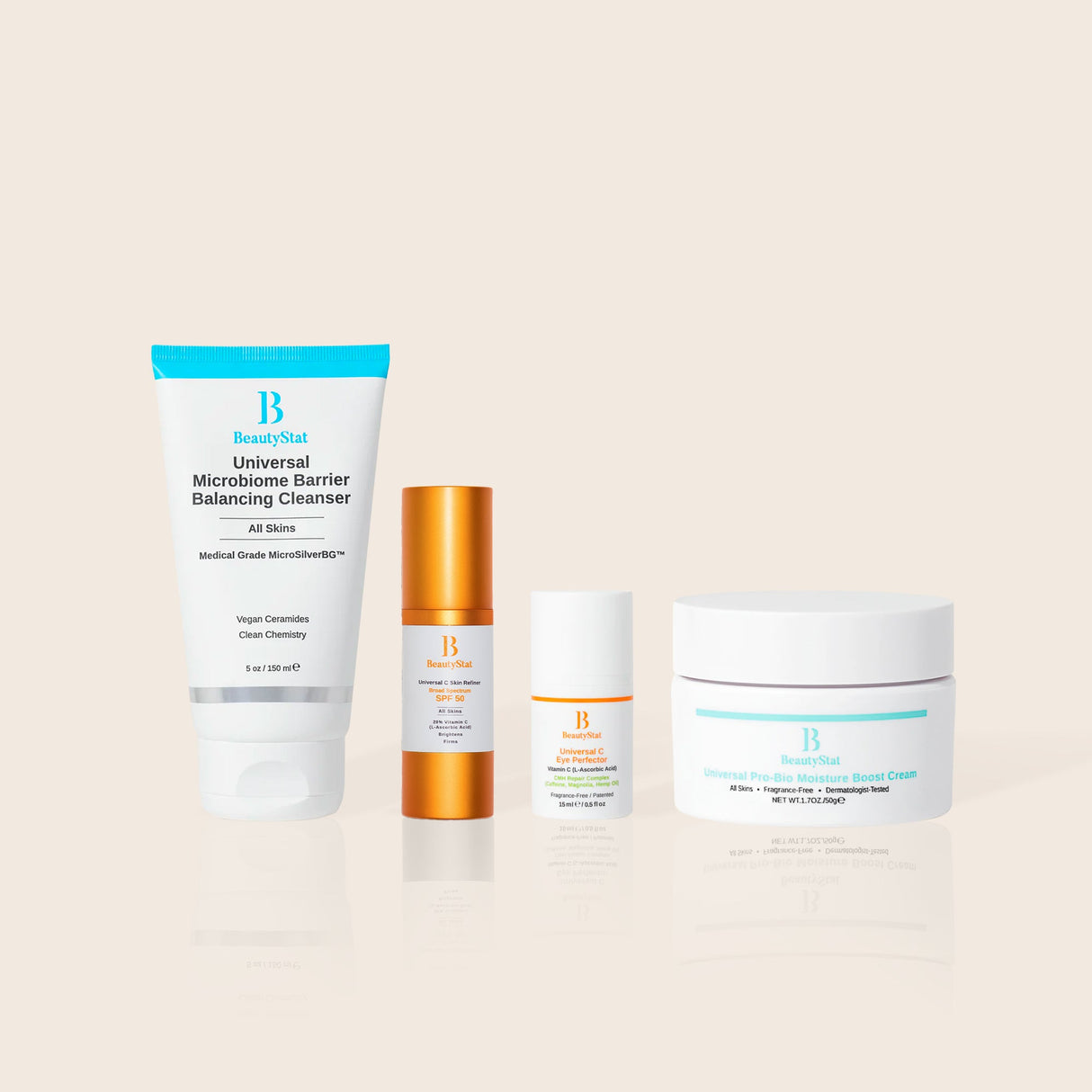 BeautyStat Healthy Skin 4-Step Essentials with SPF from BeautyStat