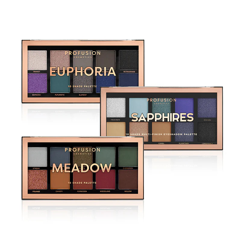10-Shade Trio Bundle from Profusion Cosmetics