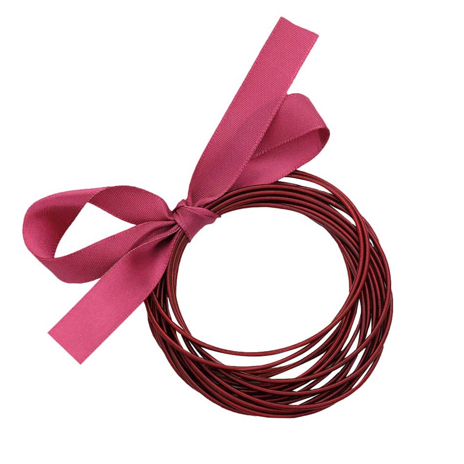 15PCS Guitar String Stackable Stretch Bracelets from Madeline Love