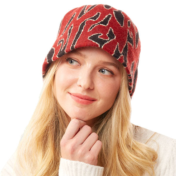 Animal Patterned Soft Fabric Bucket Hat from Madeline Love