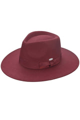 C.C Grosgrain Bow Vegan Felt Panama Hat from Madeline Love
