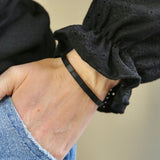 BURNOUT - Matte Black Tila Bracelet | Single from Mack & Rex
