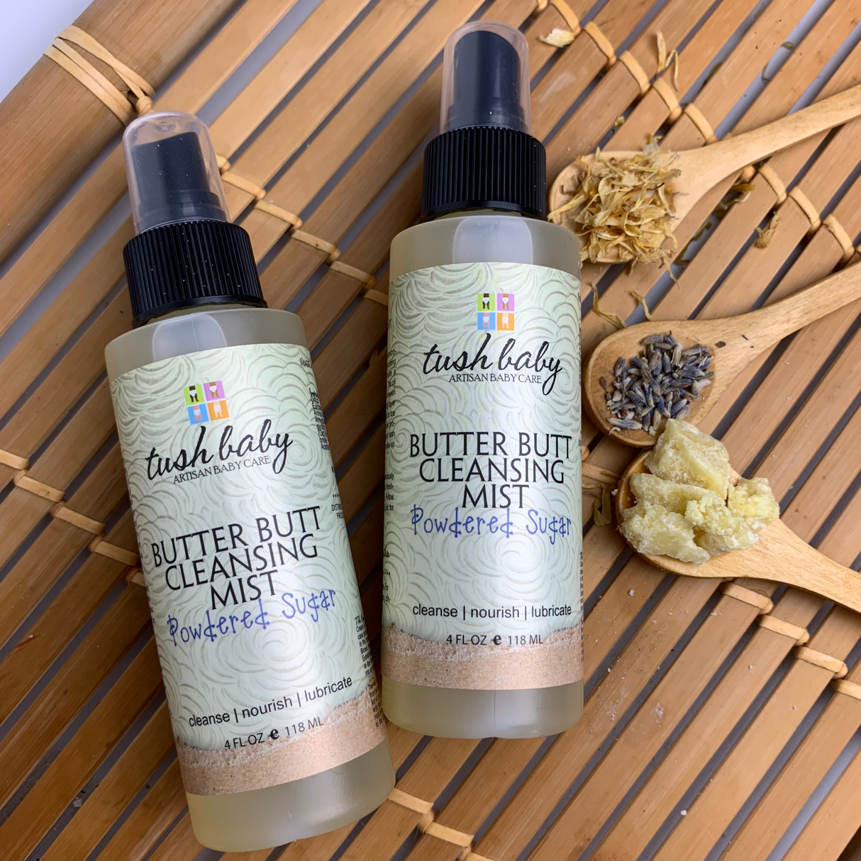 Powdered Sugar Butter Butt Cleansing Mist from Cream & Coco Skincare