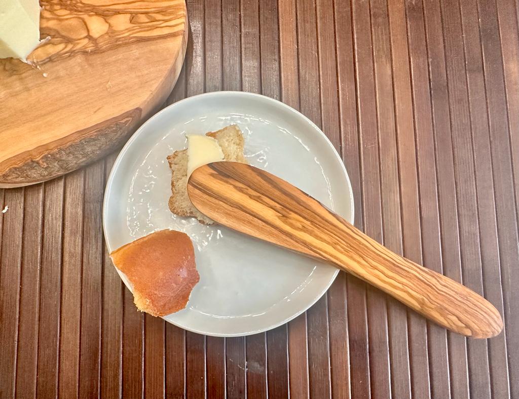 Mediterranean Olive Wood Butter Knife from Choixe