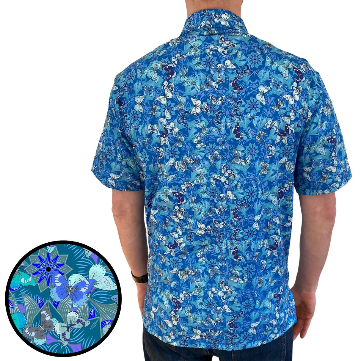 Butterfly Paradise Everyday Polo from Tropical Bros